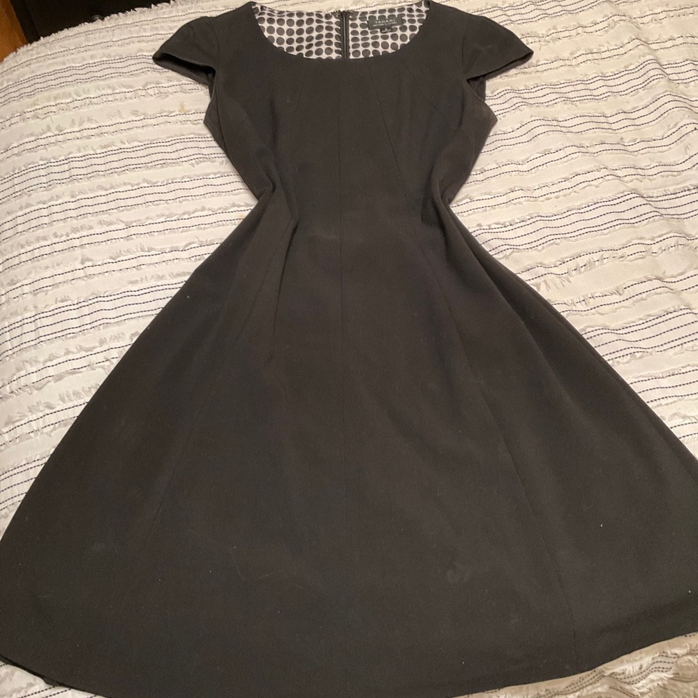 Black A-line cocktail dress